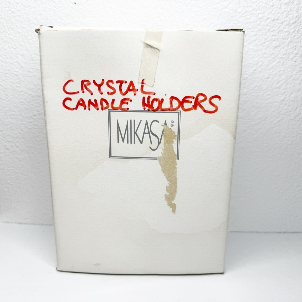 Mikasa Icicles German Crystal 8” Candlesticks - Picture 13 of 16